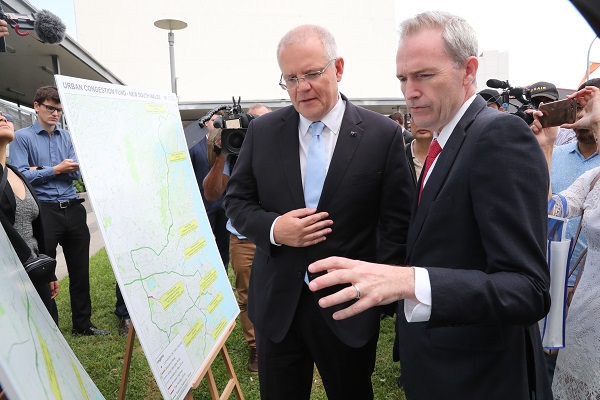 David with the Prime Minister announcing $7.5M for parking in Hurstville