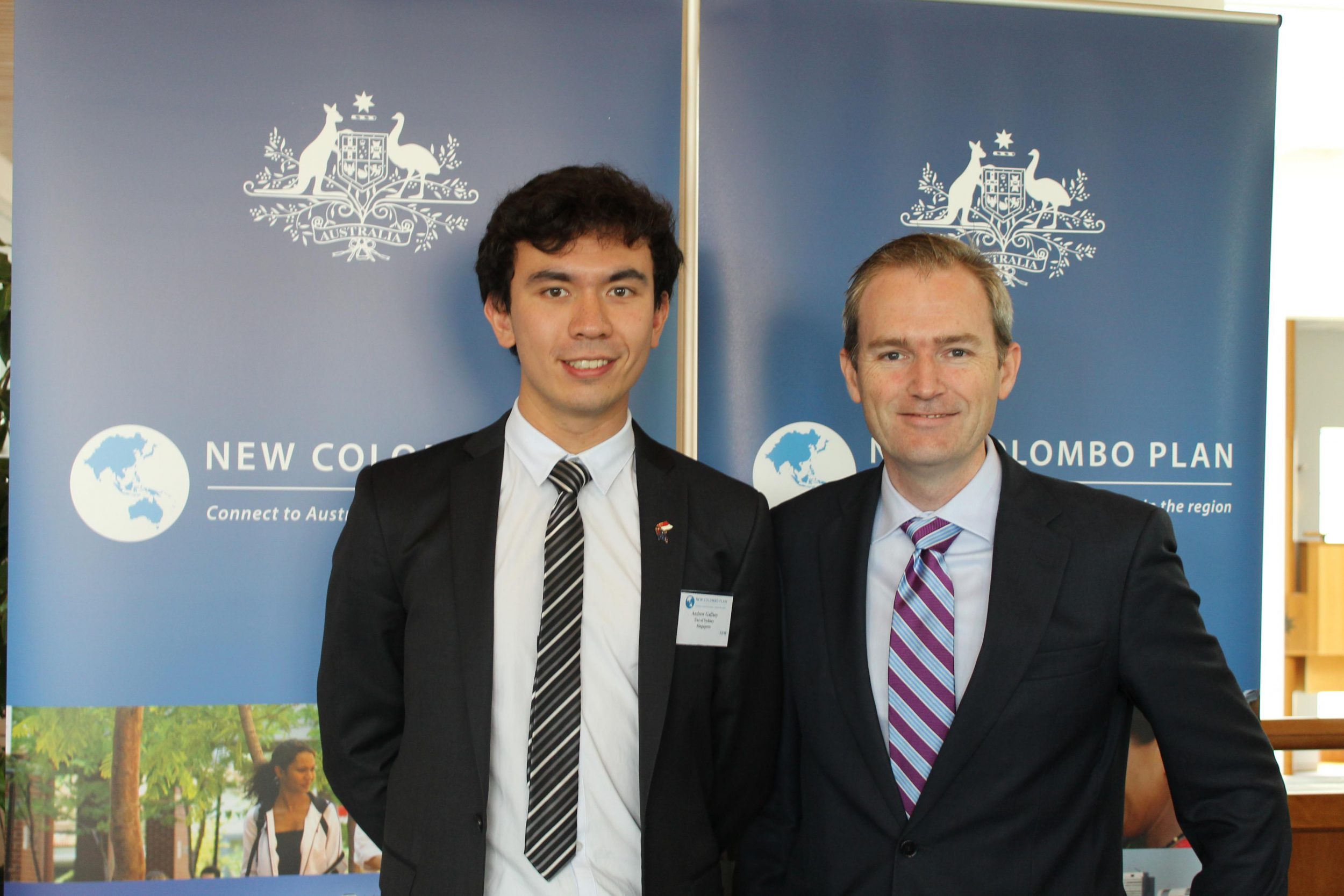 ANDREW GAFFNEY ANNOUNCED AS NEW COLOMBO PLAN SCHOLAR